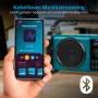 Работно Радио с Bluetooth и Акумулаторна Батерия 2000mAh / Безкабелно Работно Радио 5W, снимка 5