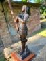 Бронзова Фигура на O.Ruffony Jeanne d'Arc 1900-1920г, снимка 10