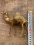 Стара масивна бронзова пластика-камила-414 гр, снимка 2