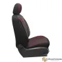 Тапицерия за автомобил, кола, седалки 1181 класико черно / бордо, снимка 5