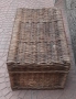 Стар ръчно плетен куфар, снимка 4