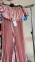 Налични сатенени комплекти от две части дълъг панталон с висока талия, снимка 6