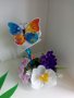 "Летяща чаша",украса ароматни сапунени цветя, снимка 1 - Декорация за дома - 31601294