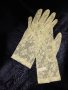 Дантелени къса ръкавици с пет пръста, снимка 1 - Ръкавици - 42848264