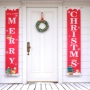 6125 Висящ коледен банер украса за врата Merry Christmas, 175x30cm, снимка 3