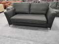 Тъмно сив диван от плат -двойка, снимка 5