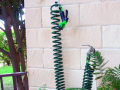 Градински спираловиден маркуч за поливане 15/20 метра с 4 функции за распръскване на вода, снимка 4