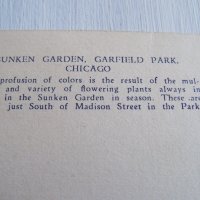 Стара пощенска картичка Гарфийлд парк, Чикаго, САЩ около 1930г., снимка 3 - Филателия - 32064035