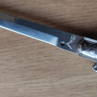 Автоматичен сгъваем  нож АКC Italy / Stiletto / - 9 инча, снимка 7 - Ножове - 39794519