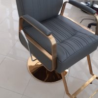 Бръснарски стол Neptuno - plateado/dorado - тъмно сив, снимка 10 - Бръснарски столове - 44144745