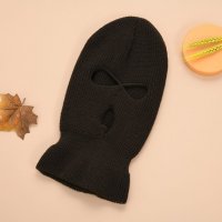 Зимна шапка маска - Brown Balaclava, снимка 2 - Шапки - 30397882