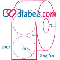 3labels Етикети на ролка за цветни инкджет принтери - Epson, Afinia, Trojan inkjet, снимка 6 - Консумативи за принтери - 38218549