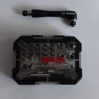 Комплект Bosch накрайници,тресчотка и допълнителна ръкохватка за битове - 27 части, снимка 4 - Други инструменти - 34196975