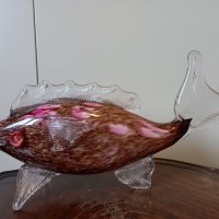 Риба от цветно стъкло Murano, снимка 2 - Декорация за дома - 34934238