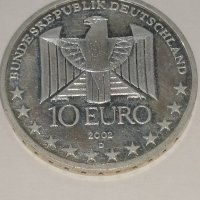 Юбилейни сребърни монети 2002г, снимка 2 - Нумизматика и бонистика - 31776403