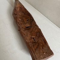 Дървена маска от плътно дърво стара, снимка 4 - Декорация за дома - 44934116