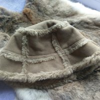 дамска зимна шапка естествена кожа двулицева, снимка 2 - Шапки - 31096660