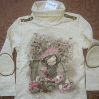 Дизайнерски блузки с дълъг ръкав нови с етикет, снимка 1 - Детски Блузи и туники - 33953890