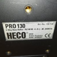 heco-heco pro130 germany-тонколона 1бр-внос швеция-23х16х16см, снимка 3 - Тонколони - 29086042