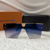 -22 % разпродажба Louis Vuitton 2023 висок клас дамски слънчеви очила маска Мъжки Унисекс, снимка 5 - Слънчеви и диоптрични очила - 38999588
