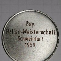 Немски медали по плуване 1959 г, снимка 4 - Антикварни и старинни предмети - 36962809