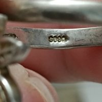 Красив сребърен пръстен с листа #СЖ9, снимка 6 - Пръстени - 44404332