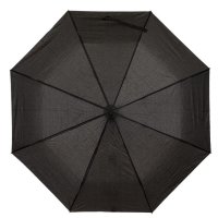 Автоматичен сгъваем чадър за дъжд черна дървена дръжка 36 см, снимка 1 - Други - 42877518