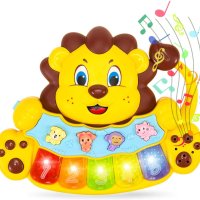 Бебешка играчка Музикално пиано, Лъвче, снимка 2 - Музикални играчки - 42862694