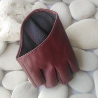 Дамски кожени ръкавици без пръсти кожени- код 23774, снимка 5 - Ръкавици - 44306770