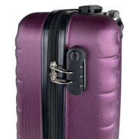 пътнически куфар+авио чанта лек здрав 100%ABS 54/39/20 4ри колела 360°, снимка 7 - Куфари - 42072756