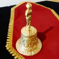 Кралска ловна камбана от бронз. , снимка 5 - Антикварни и старинни предмети - 29522264