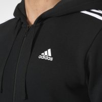 Мъжко горнище Adidas Essentials 3-Stripes Fleece, снимка 4 - Спортни дрехи, екипи - 44365585