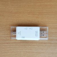 Четец за карти 6 в 1 - USB 2.0/OTG/ Type-C/Micro USB/SD/TF, снимка 13 - USB кабели - 42559685