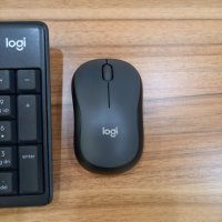 Комплект безжична мишка и клавиатура Logitech MK295/лоджитек безшумни , снимка 3 - Клавиатури и мишки - 42676656