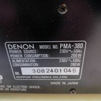 DENON Усилвател PMA-380, снимка 8 - Ресийвъри, усилватели, смесителни пултове - 30401782