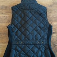 Polo Ralph Lauren Equestrian Vest Suede Trim White Quilted Full Zip - страхотен дамски елек, снимка 8 - Елеци - 42925536