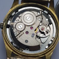 Позлатен мъжки механичен часовник OLMA 17 Jewels, снимка 8 - Мъжки - 38840914