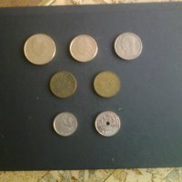 Западни монети от ХХ век-- 7 бр., снимка 2 - Нумизматика и бонистика - 30544911