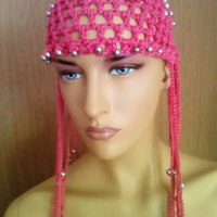 Лятна шапка hand made модел Клеопатра, снимка 1 - Шапки - 33710650