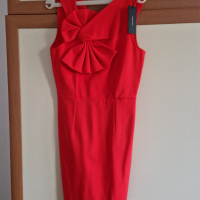 Червена рокля "Vero moda", снимка 2 - Рокли - 44807780