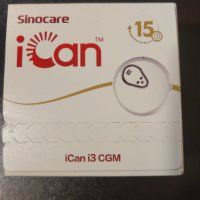 Sinocare 15 дни непрекъснат глюкозен монитор,без сканиране,iCan i3 CGM, снимка 8 - Други - 44390543