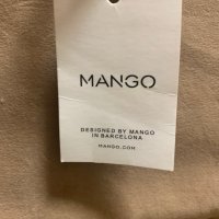 Бежова кафява чанта на Манго-Mango с ресни , снимка 5 - Чанти - 29494677