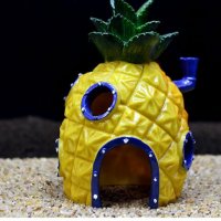 Ананас Къщичката къщичка къща на спондж боб Спонджбоб Квадратни гащи spongebob игра украса аквариум , снимка 3 - Други - 33719081