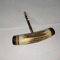 Стар тирбушон с кокалена дръжка, снимка 3 - Други ценни предмети - 38281892