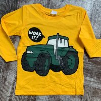 Блузка за момче с трактор, снимка 1 - Детски Блузи и туники - 30452794