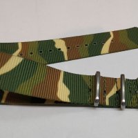 Текстилна каишка 20мм Нато Nato, снимка 4 - Каишки за часовници - 29767844