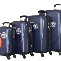Твърди куфари в четири размера, няколк цвята, КОД:1217-4, снимка 5 - Куфари - 40006917