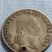 Сребърна монета 20 кройцера 1834г. Франц първи Будапеща Австрийска империя  13716, снимка 5 - Нумизматика и бонистика - 42888301