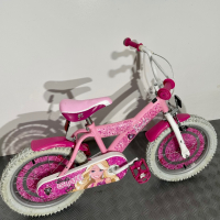 Като ново! Детско колело за момиче Barbie 16  цола / велосипед / , снимка 3 - Детски велосипеди, триколки и коли - 44633676