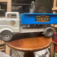 Ретро ламаринена играчка камион Triang Lorry, снимка 2 - Колекции - 42897297